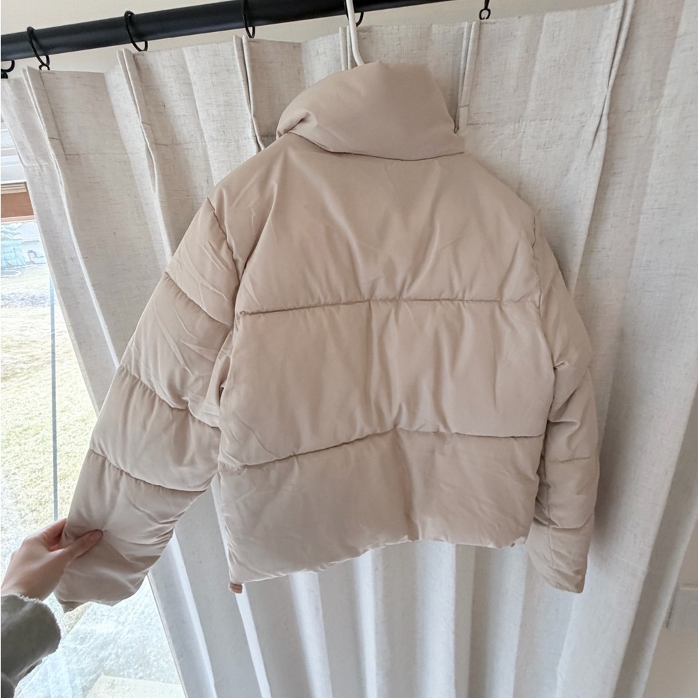 Avenue Light Beige Puffer Jacket - image 4